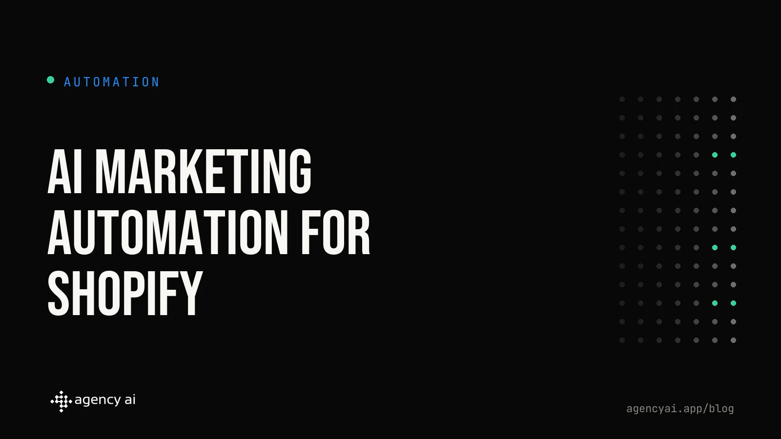 AI Marketing Automation for Shopify Stores