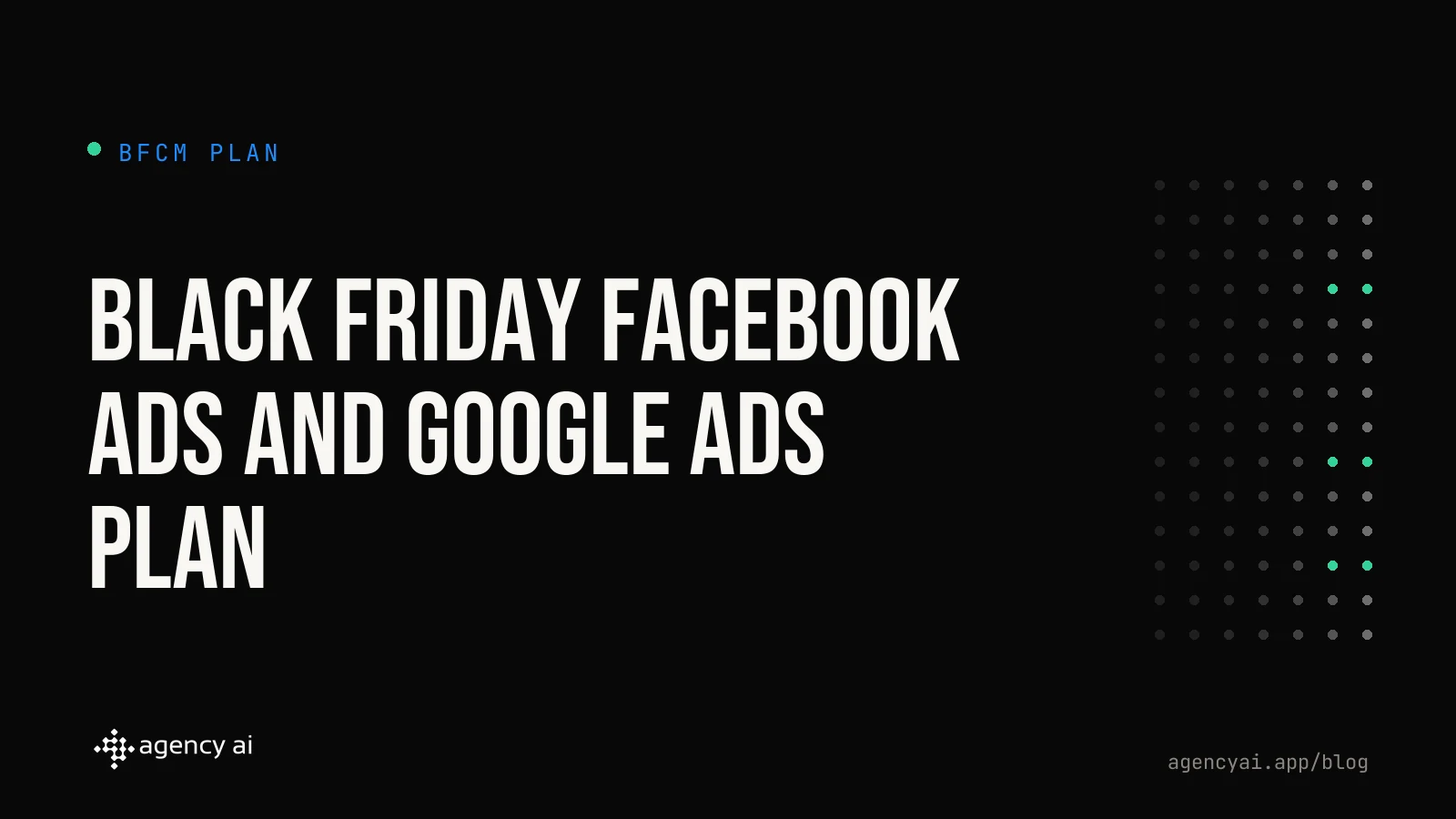 Black Friday Facebook Ads and Google Ads Plan for Shopify in 2026