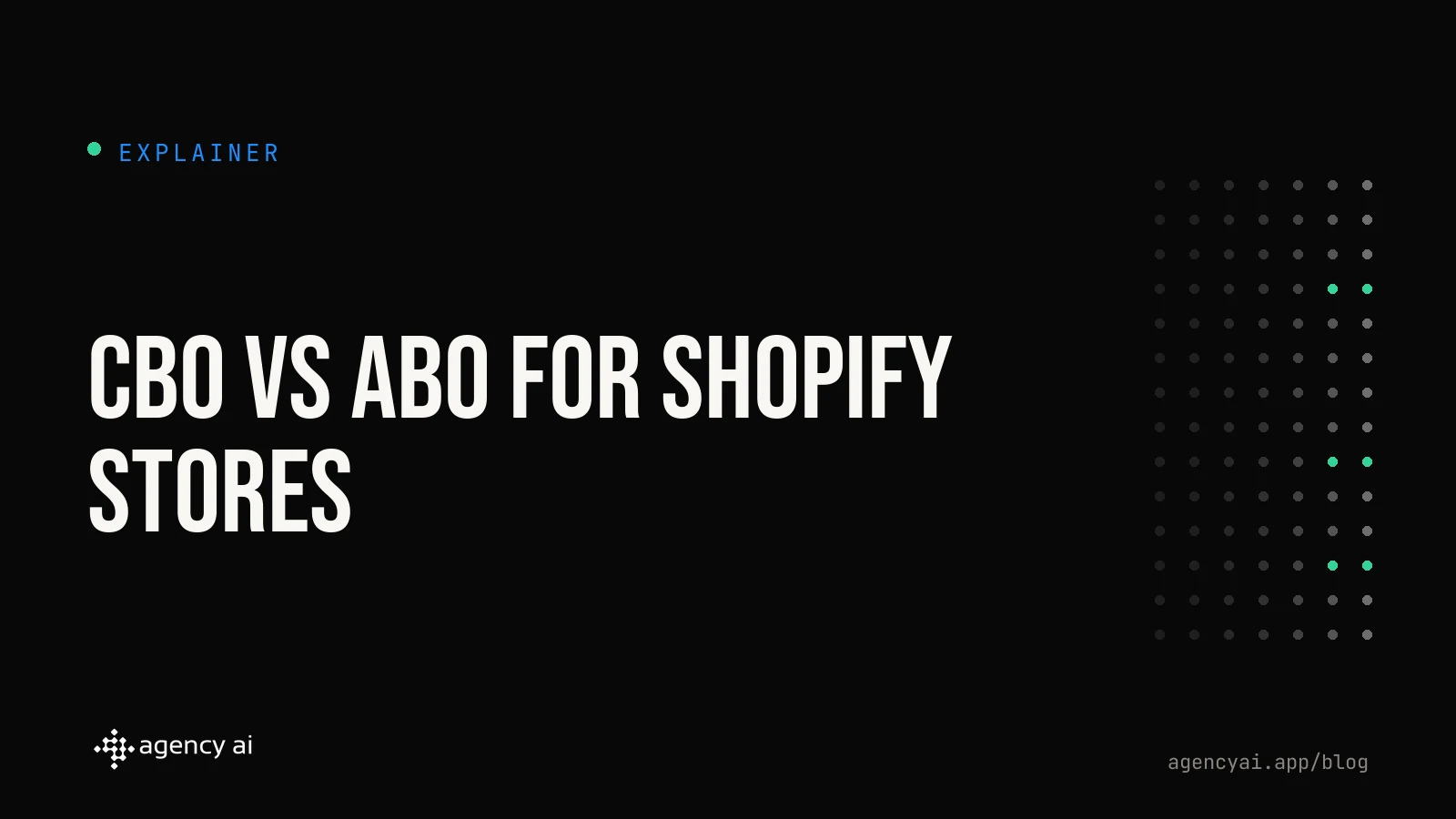 CBO vs ABO for Shopify Stores