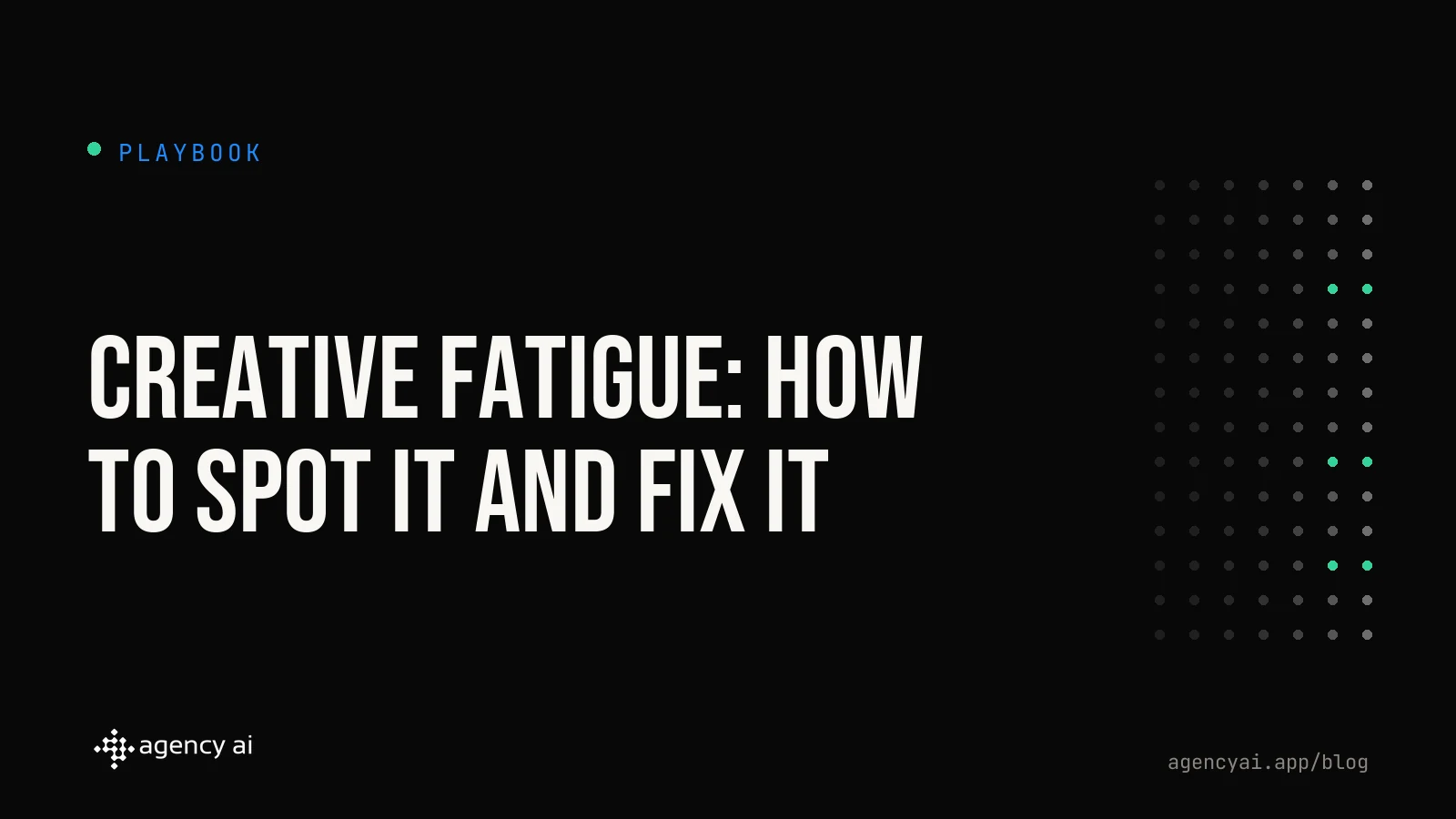 Creative Fatigue: How to Spot It and Fix It on Meta