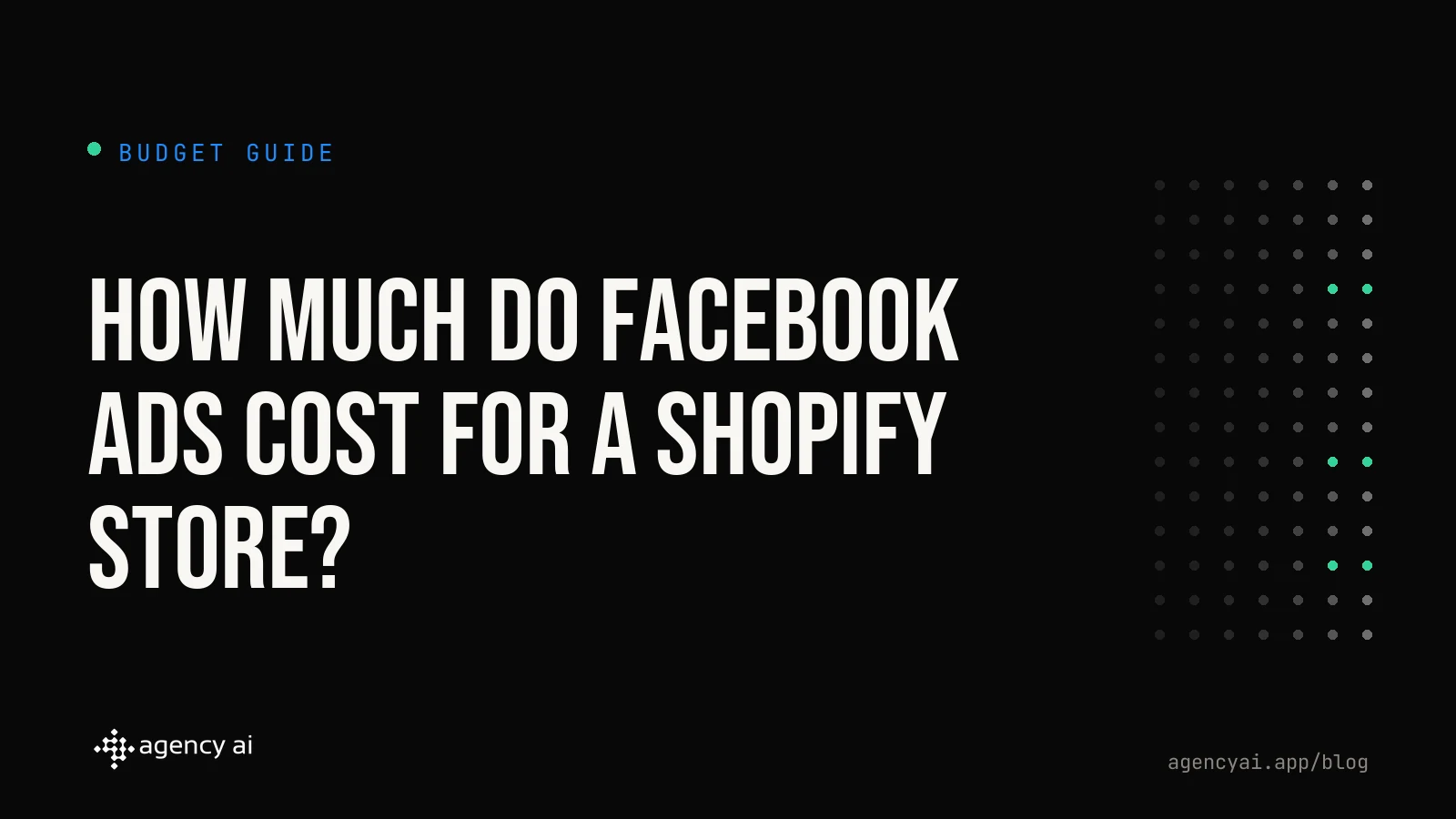 How Much Do Facebook Ads Cost for a Shopify Store in 2026?