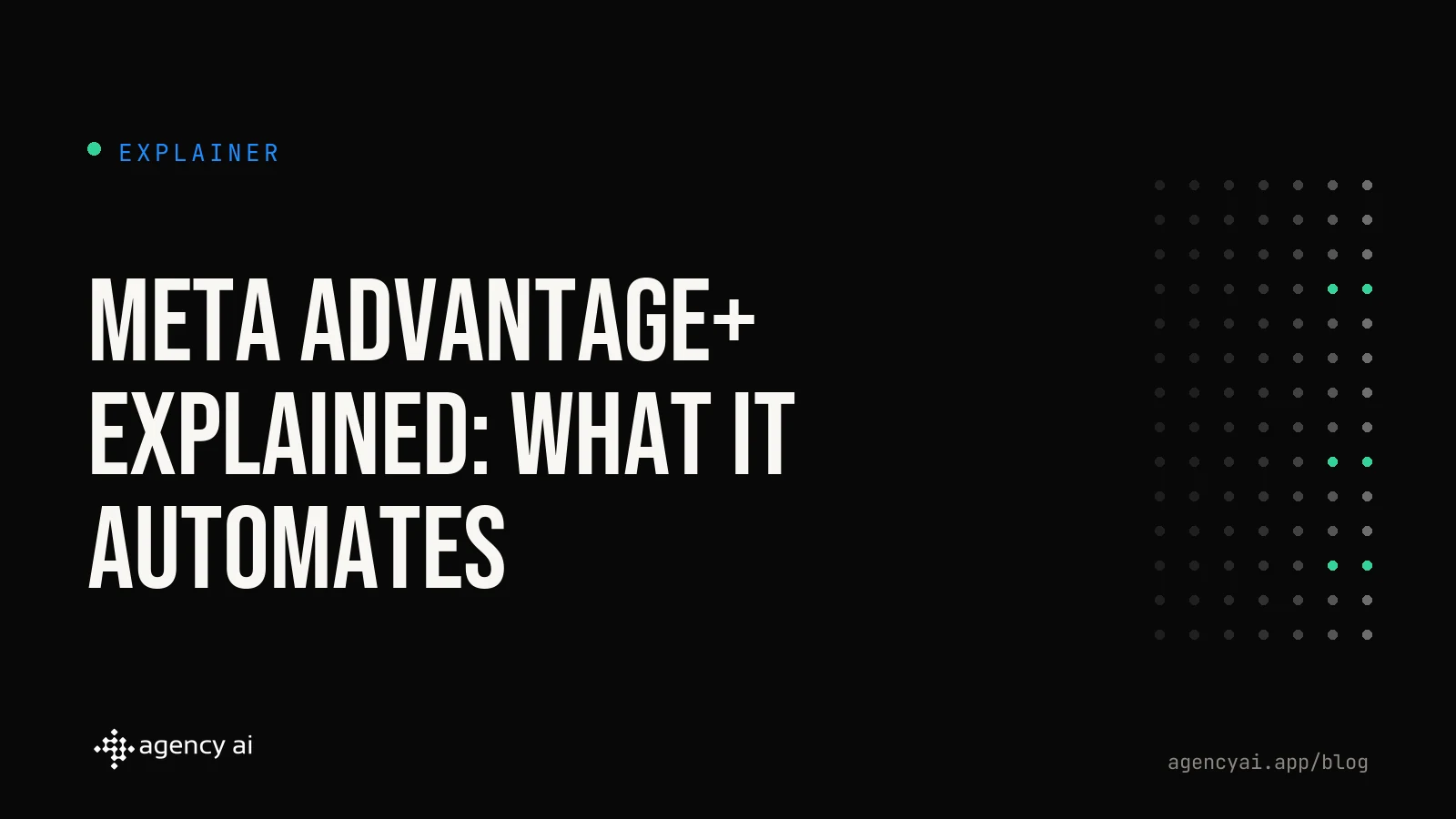 Meta Advantage Plus Explained: What It Is and What It Automates