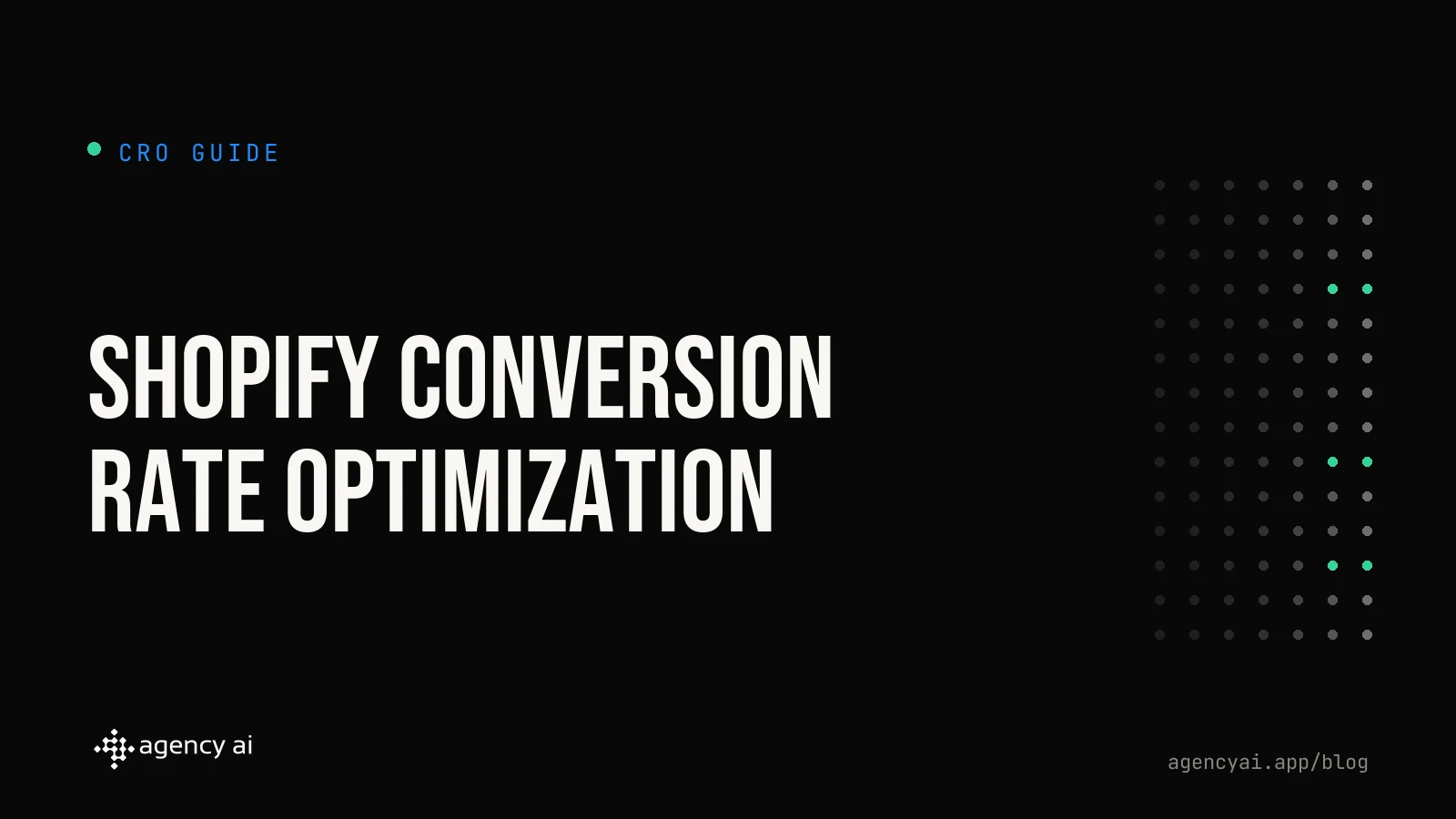 Shopify Conversion Rate Optimization: What to Fix First