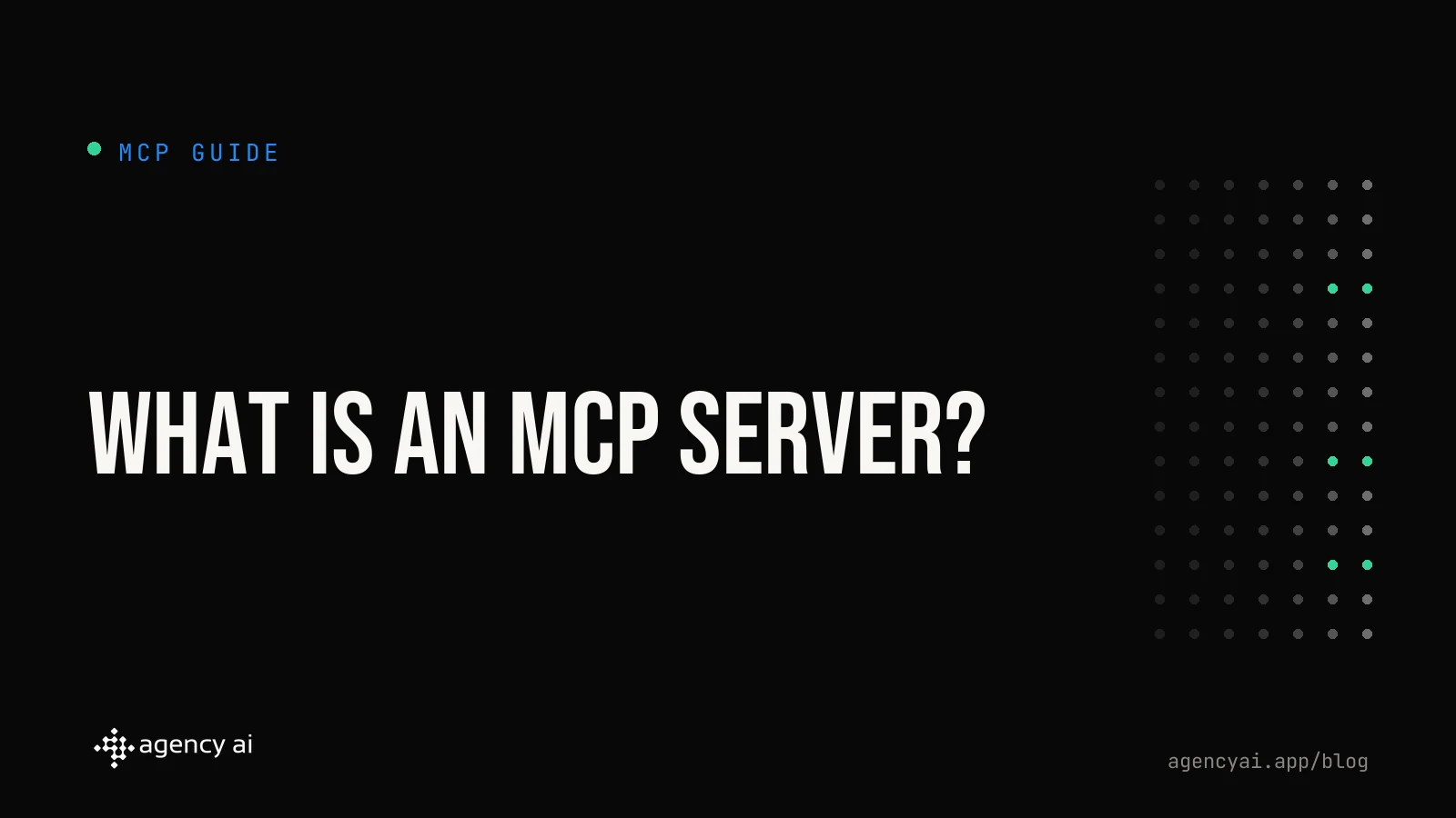 What Is an MCP Server?